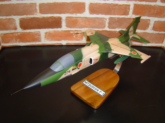 オーダーメイド予約受付中！1/48 F-1航空自衛隊（三菱）戦闘機　木製模型