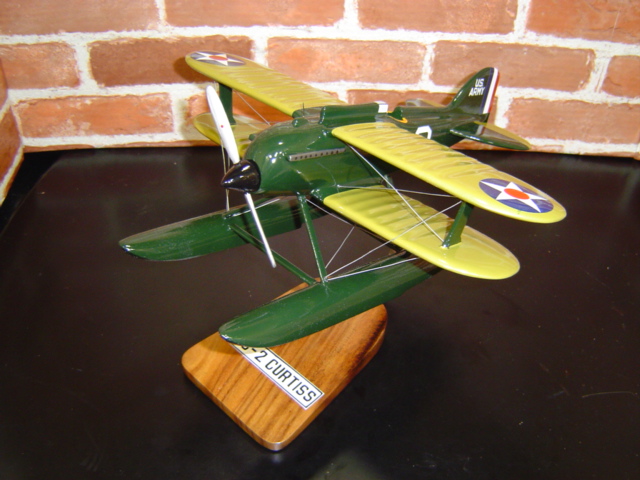 オーダーメイド予約受付中！1/20 R3C-2（カーチス）水上機　木製模型
