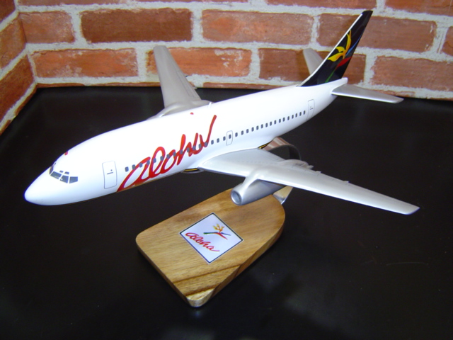オーダーメイド予約受付中！1/100 B737-200 アロハ航空（ボーイング）　木製模型