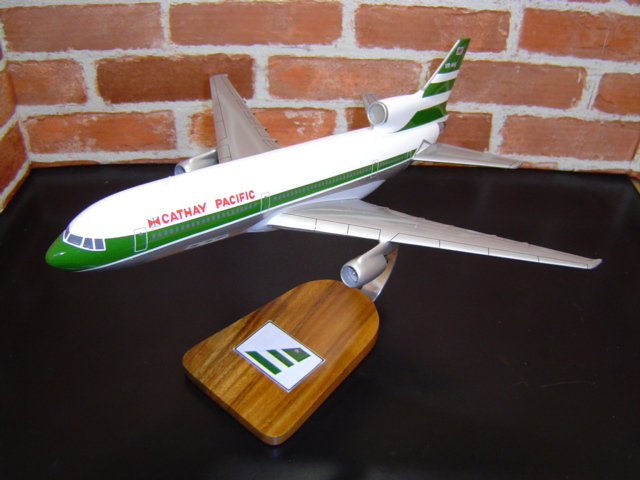 オーダーメイド予約受付中！ 1/144 L1011トライスター キャセイパシフィック航空（ロッキード）　木製模型