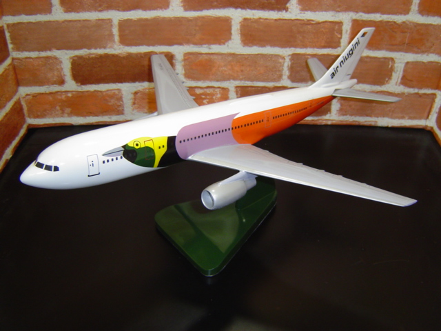 オーダーメイド予約受付中！1/144 A300B4 エアニューギニー（エアバス）　木製模型
