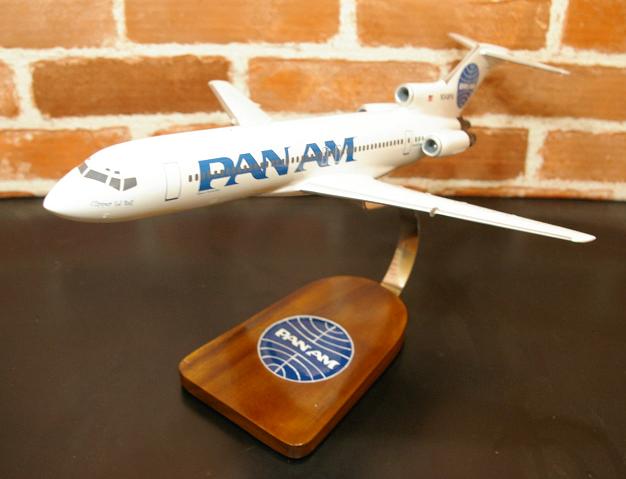 オーダーメイド予約受付中！ 1/144 B727-200 パンナム「N4743」（ボーイング）　木製模型