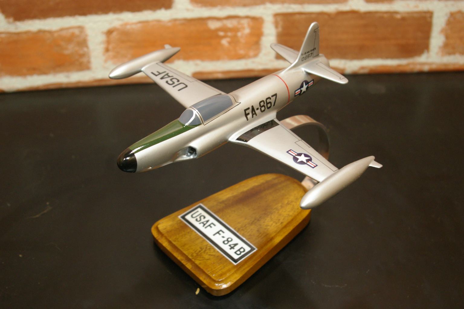 オーダーメイド予約受付中！ 1/32 F-84B サンダージェット(リパブリック )　木製模型