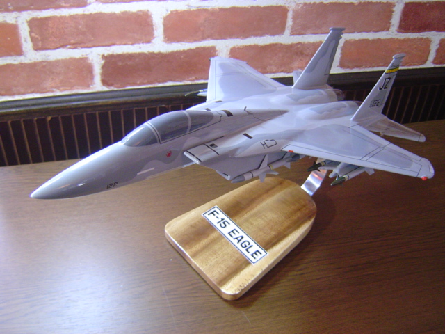 オーダーメイド予約受付中！ 1/48 F-15C イーグル（ボーイング）　木製模型