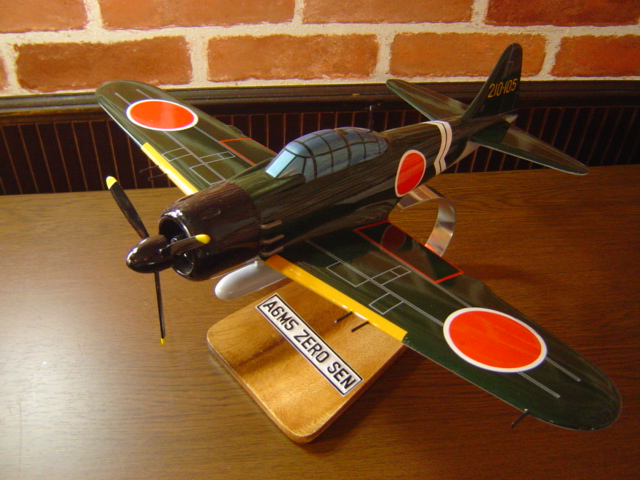 オーダーメイド予約受付中！1/32 零式艦上戦闘機 五二型（A6M5）(三菱)　木製模型