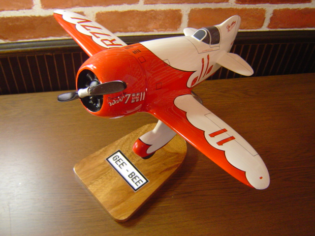 オーダーメイド予約受付中！ 1/20 Gee Bee Model R-1(グランヴィル )　木製模型