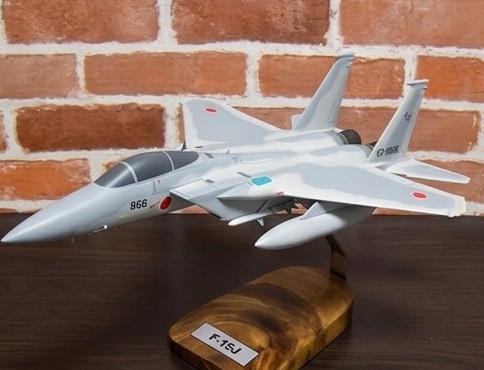 1/48 F-15J（ボーイング）航空自衛隊戦闘機　木製模型